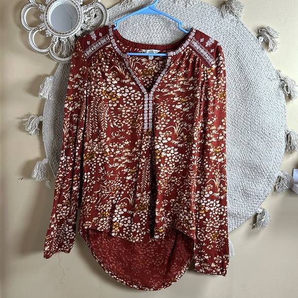 Lucky Brand Tops - Lucky brand floral bohemian shirt
